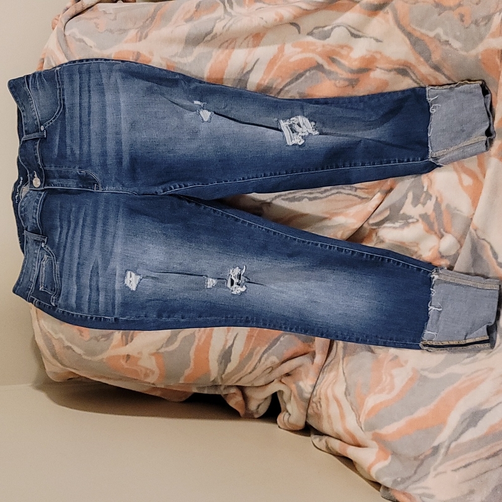 Maurices denim capris